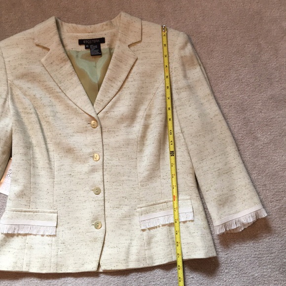 Etcetera blazer, NWT in cream and green - Picture 8 of 8
